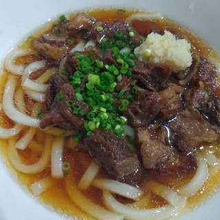 しょうがが効いてる★小倉風肉うどん～